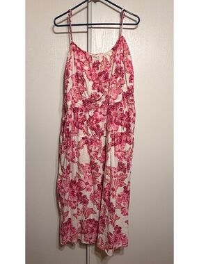 Old Navy Floral Print Spaghetti Strap Dress Cami Smocke  4X